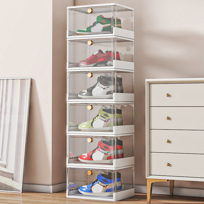 The Shoebox JPページ Transparent Flip Over Shoebox - Easy Access Storage
